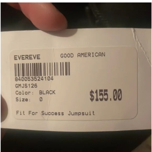 Good American Fit for Success Jumpsuit - NWT Size 0 - Picture 6 of 6